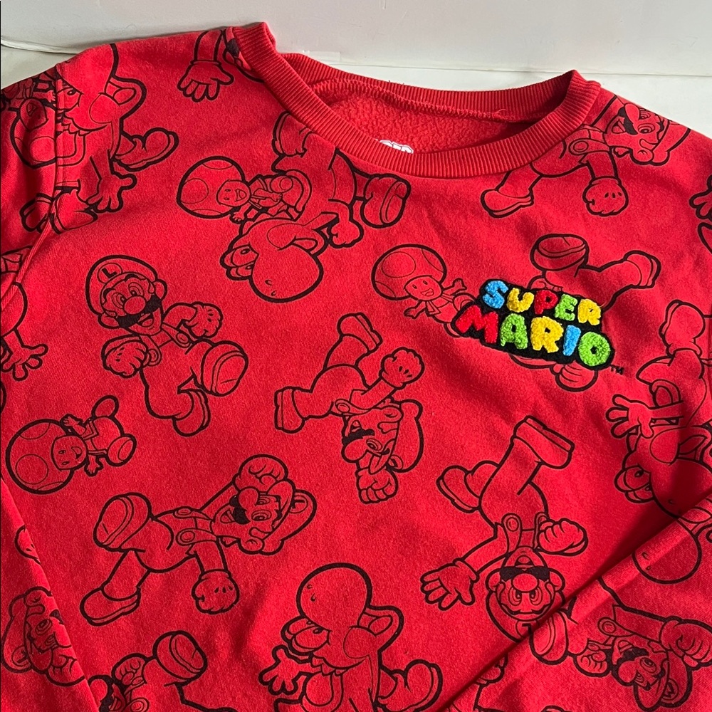 Super Mario Nintendo Ref Sweatshirt Size XL